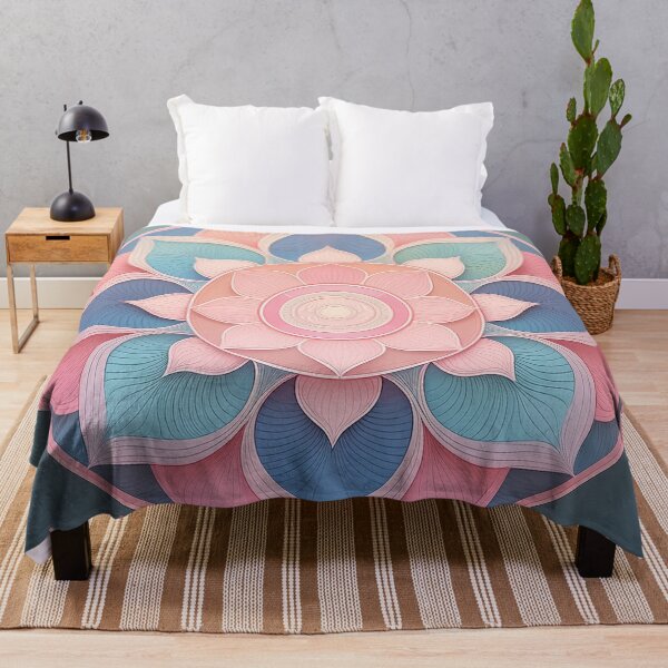 Item preview, An intricate pattern design with mandala-like circles in a rainbow of colors. designed and sold by HEMRO.
