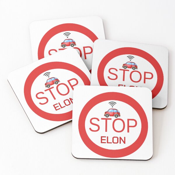 Item preview, Stop Elon, Drive Tesla: Car First designed and sold by ZapStickers.