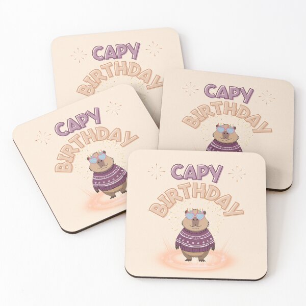 Item preview, Capy Birthday designed and sold by AnnDart.