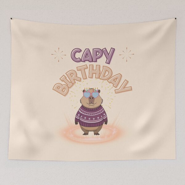 Item preview, Capy Birthday designed and sold by AnnDart.