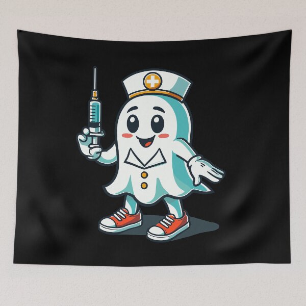 Item preview, Krankenschwester Gespenst Lustiges Halloween designed and sold by LuminOrb.