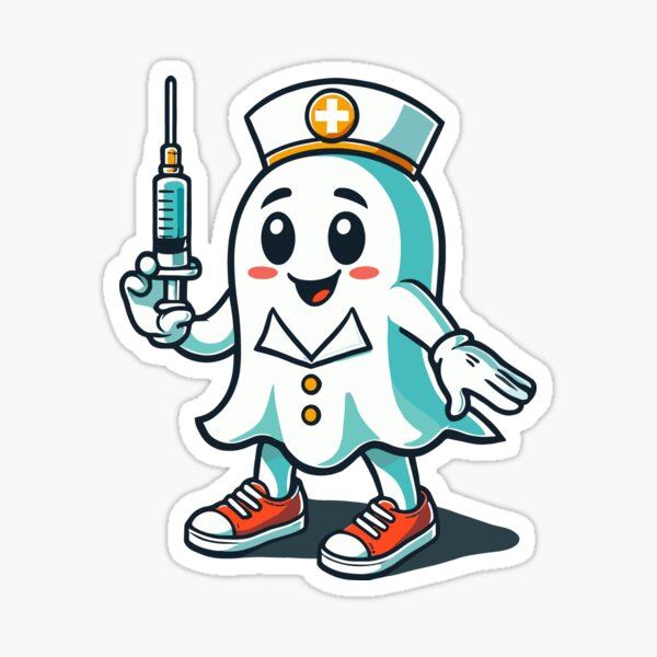 Artikel-Vorschau von Krankenschwester Gespenst Lustiges Halloween, designt und verkauft von LuminOrb.