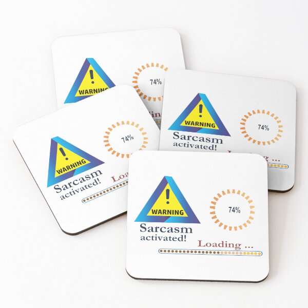 Item preview, Sarcasm activated! designed and sold by RAMIRELLI.