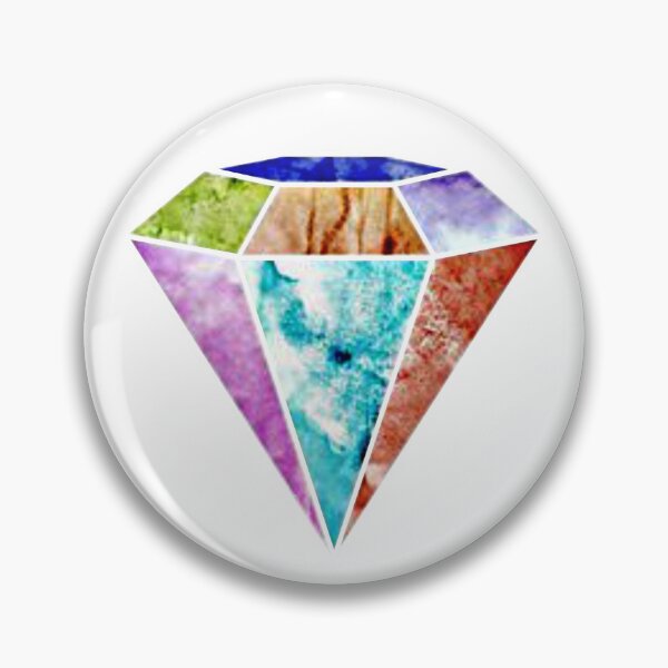 Item preview, Watercolor Diamond, Geometric Diamond designed and sold by Spike The Punch Design Co..