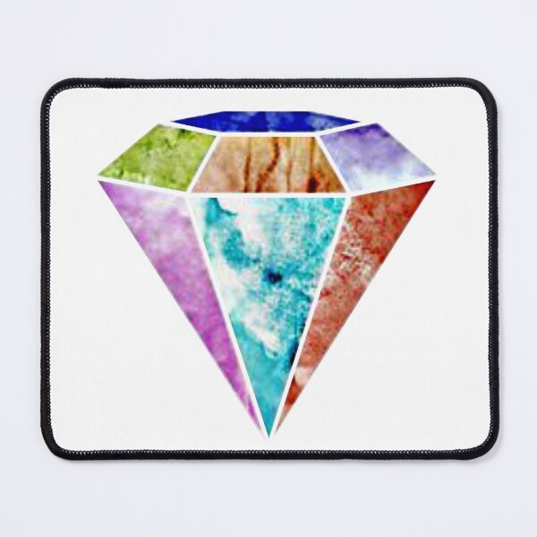 Item preview, Watercolor Diamond, Geometric Diamond designed and sold by Spike The Punch Design Co..
