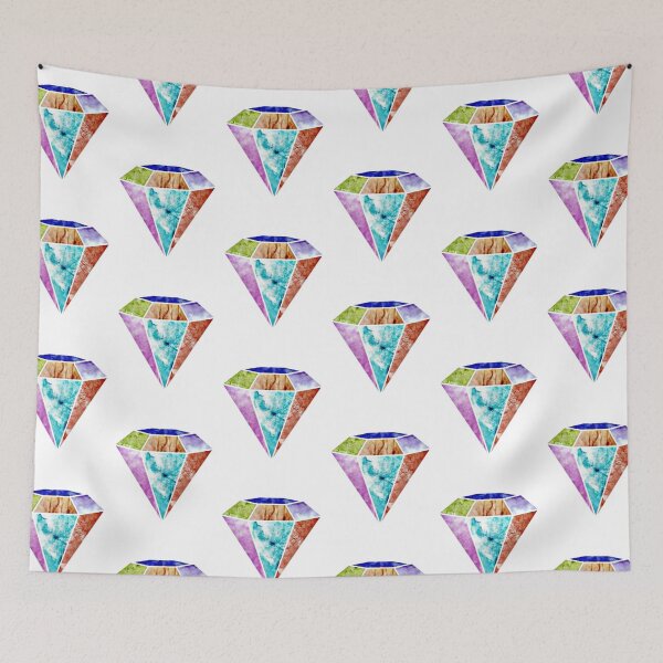 Item preview, Watercolor Diamond, Geometric Diamond designed and sold by Spike The Punch Design Co..