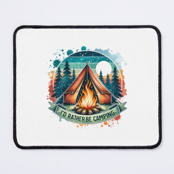 Item preview, Camping Dome in the Pines – "I’d Rather Be Camping" for T-Shirts, Mugs, Stickers & More designed and sold by artedigital99.
