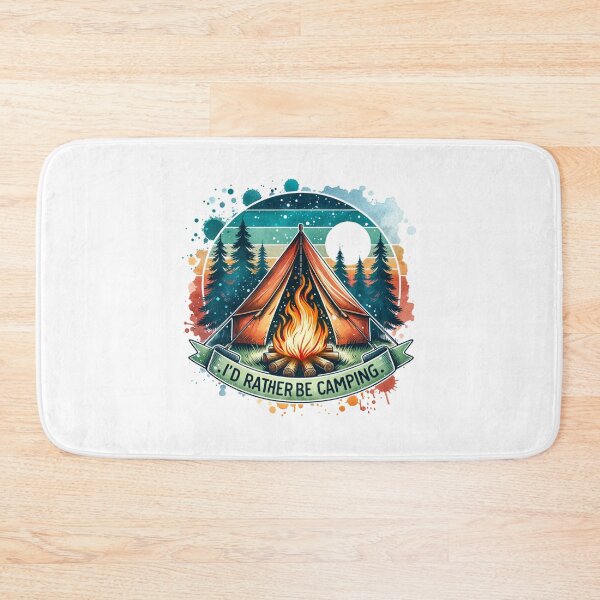 Item preview, Camping Dome in the Pines – "I’d Rather Be Camping" for T-Shirts, Mugs, Stickers & More designed and sold by artedigital99.