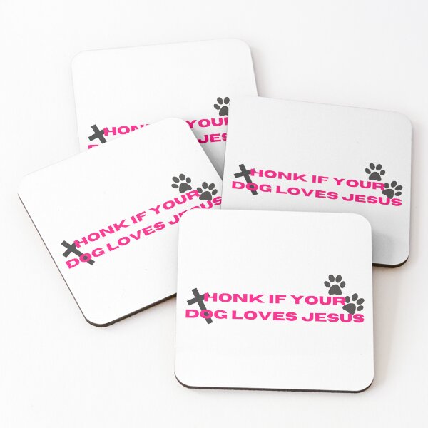 Item preview, honk if your dog loves Jesus designed and sold by SeminaryGirlies.