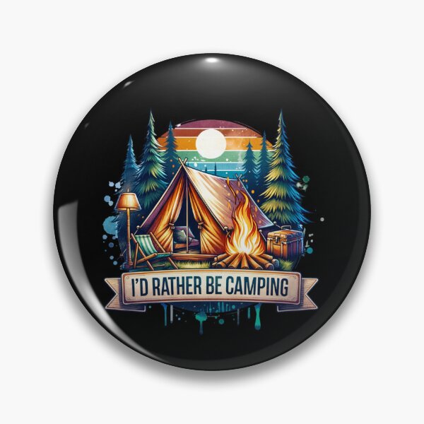 Item preview, Camping Dome in the Pines – "I’d Rather Be Camping" for T-Shirts, Mugs, Stickers & More designed and sold by artedigital99.