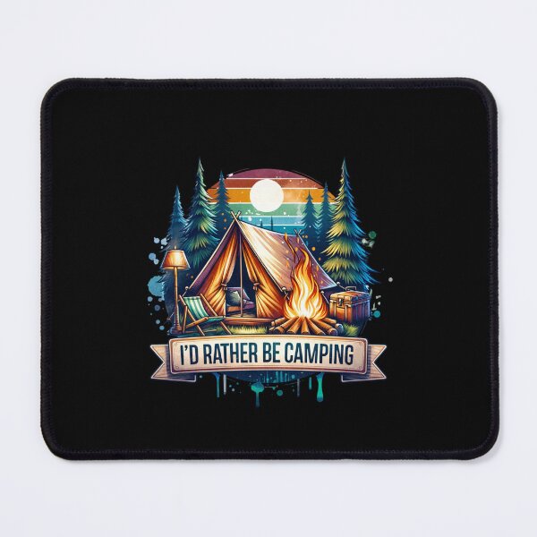 Item preview, Camping Dome in the Pines – "I’d Rather Be Camping" for T-Shirts, Mugs, Stickers & More designed and sold by artedigital99.