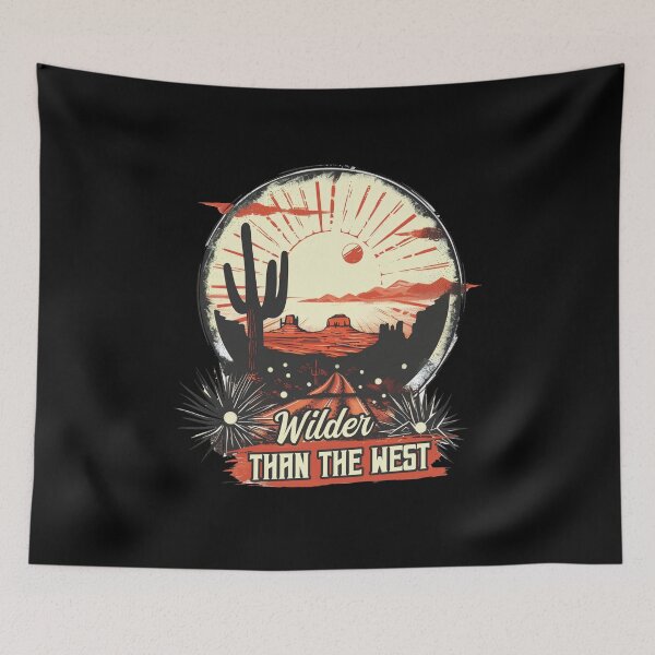 Item preview, Western Desert Vibes Cactus Sunset Art designed and sold by Aredbox.