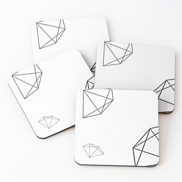 Item preview, Diamonds, Geometric Diamonds, Black Diamonds designed and sold by Spike The Punch Design Co..