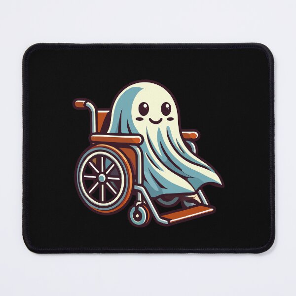 Item preview, Cute Wheelchair Ghost Wheelchair User designed and sold by LuminOrb.