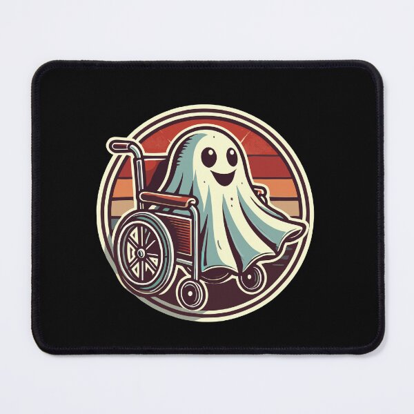 Item preview, Cute Wheelchair Ghost Wheelchair User designed and sold by LuminOrb.