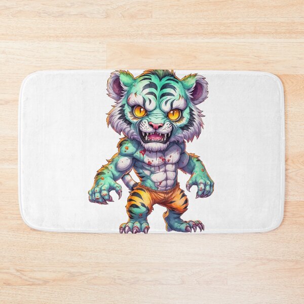 Item preview, Monster Zombie Tiger Watercolor designed and sold by paiteen09.