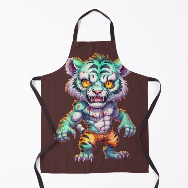 Item preview, Monster Zombie Tiger Watercolor designed and sold by paiteen09.