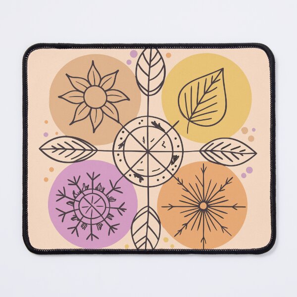 Item preview, Seasons Flowers Leaves Ice Spring Summer Fall Winter  designed and sold by SStarDesigns.