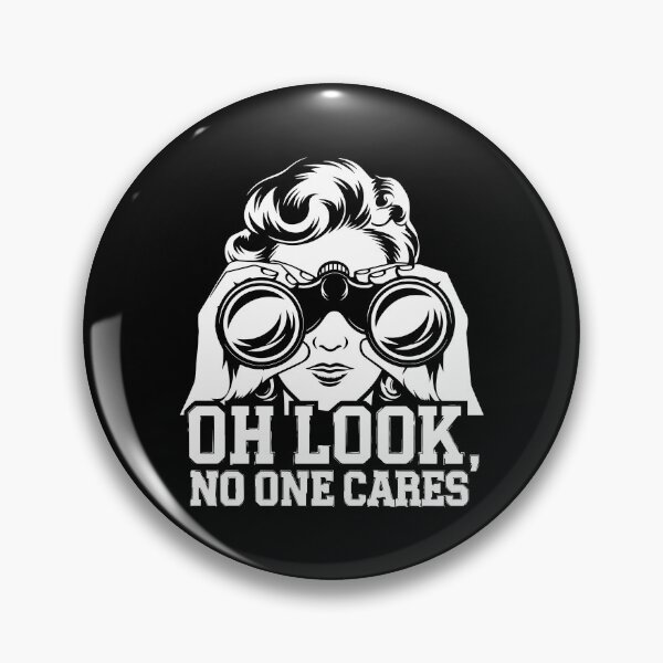 Item preview, Noone Cares Retro Humor Sarcastic 1950s Woman Binoculars designed and sold by w1ckerman.