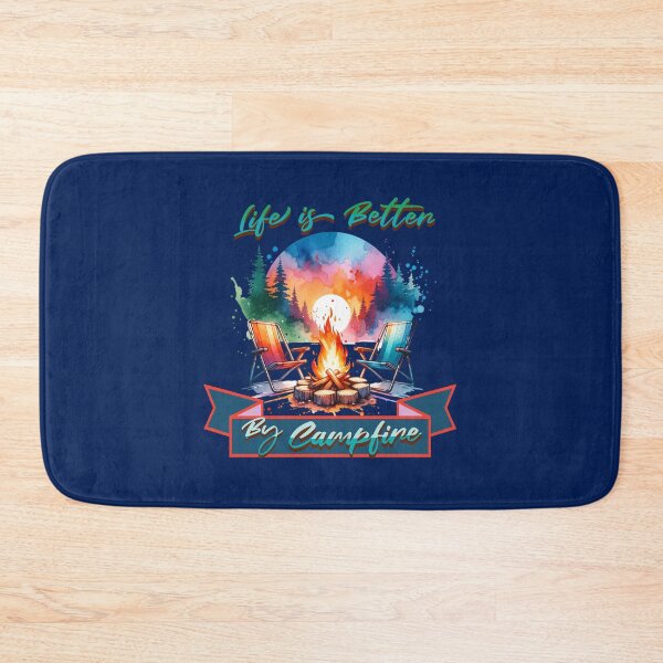 Item preview, Life is Better by the Campfire – Cozy Camping Design for T-Shirts, Mugs, Stickers & More designed and sold by artedigital99.