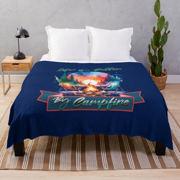 Item preview, Life is Better by the Campfire – Cozy Camping Design for T-Shirts, Mugs, Stickers & More designed and sold by artedigital99.