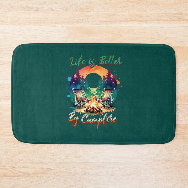 Item preview, Life is Better by the Campfire – Cozy Camping Design for T-Shirts, Mugs, Stickers & More designed and sold by artedigital99.