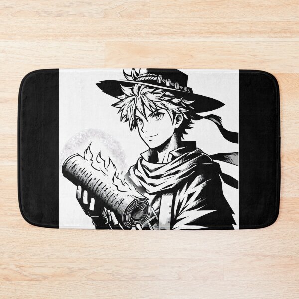 Item preview, Manga Character Holding Glowing Scroll Pop Art Style designed and sold by artofuniverse.