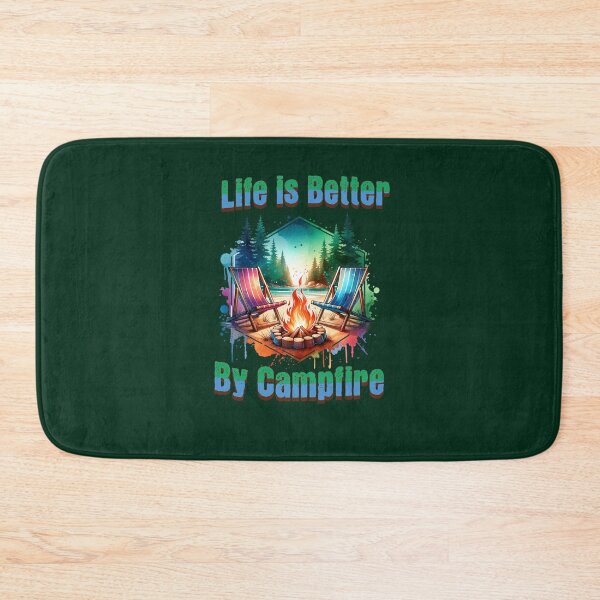 Item preview, Life is Better by the Campfire – Cozy Camping Design for T-Shirts, Mugs, Stickers & More designed and sold by artedigital99.