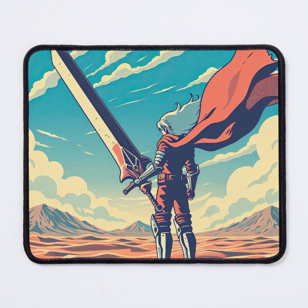Item preview, Anime Character with Giant Sword Pop Art Style designed and sold by artofuniverse.