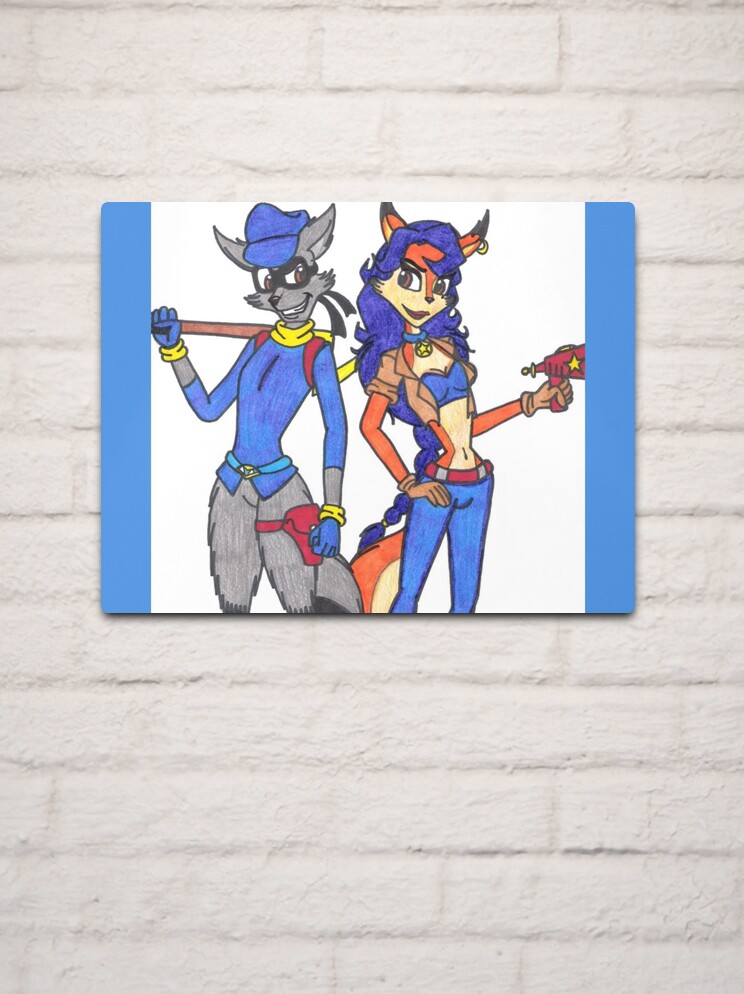 Carmelita Fox Sly Cooper' Poster, picture, metal print, paint by