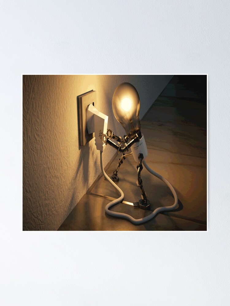 "LIGHT BULB Pop Art" Poster for Sale by BruceALMIGHTY Redbubble