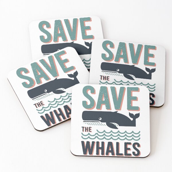 Item preview, Save the Whales - Anti Whaling designed and sold by pixelated_echoes.