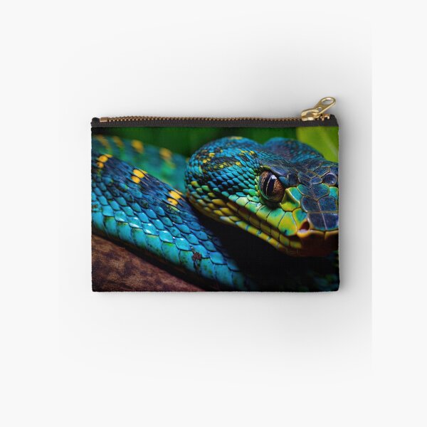 Item preview, Blue snake in the Jungle - Nature photo 2 designed and sold by TheArtistOf2022.