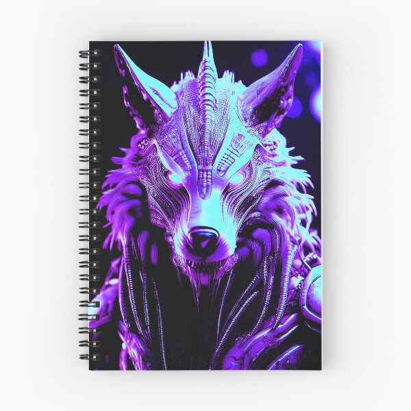 Item preview, Postmodern Wolf in purple. designed and sold by BAR DEC.