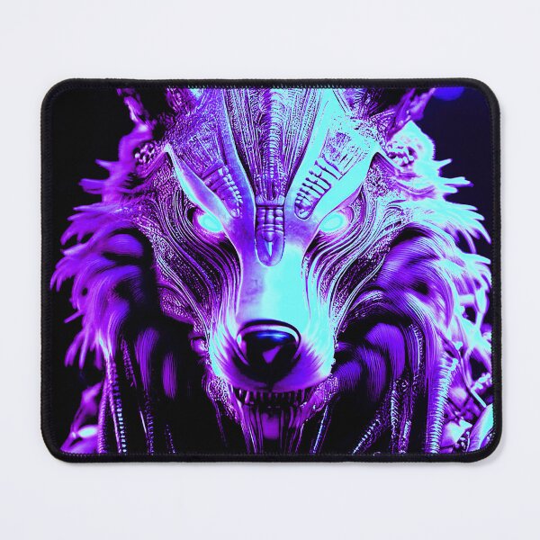 Item preview, Postmodern Wolf in purple. designed and sold by BAR DEC.