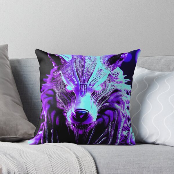 Item preview, Postmodern Wolf in purple. designed and sold by BAR DEC.