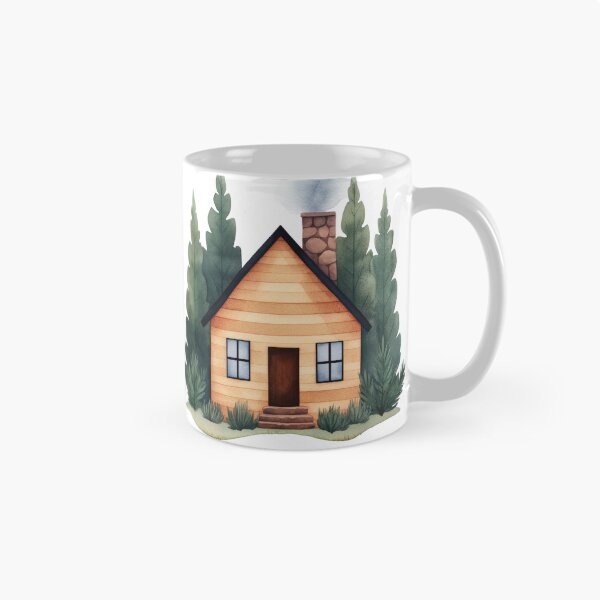 Item preview, Cozy Cabin Nestled Among Pine Trees designed and sold by WPCreator.