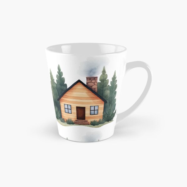 Item preview, Cozy Cabin Nestled Among Pine Trees designed and sold by WPCreator.