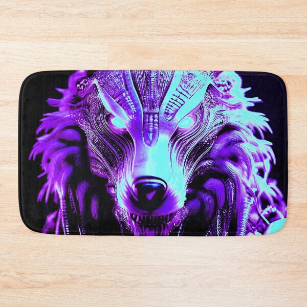 Item preview, Postmodern Wolf in purple. designed and sold by BAR DEC.