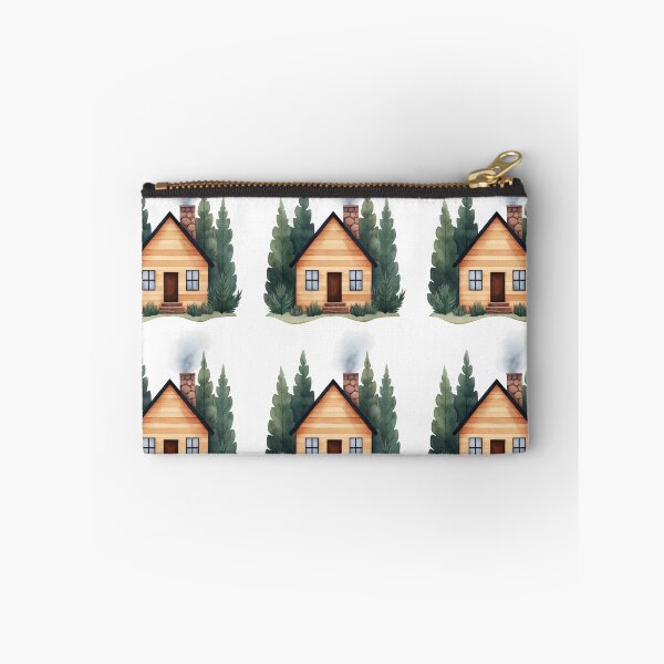 Item preview, Cozy Cabin Nestled Among Pine Trees designed and sold by WPCreator.