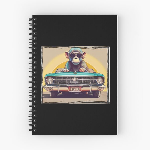 Item preview, Funky Monkey Sat In a 1960's Car designed and sold by MarieSusan.