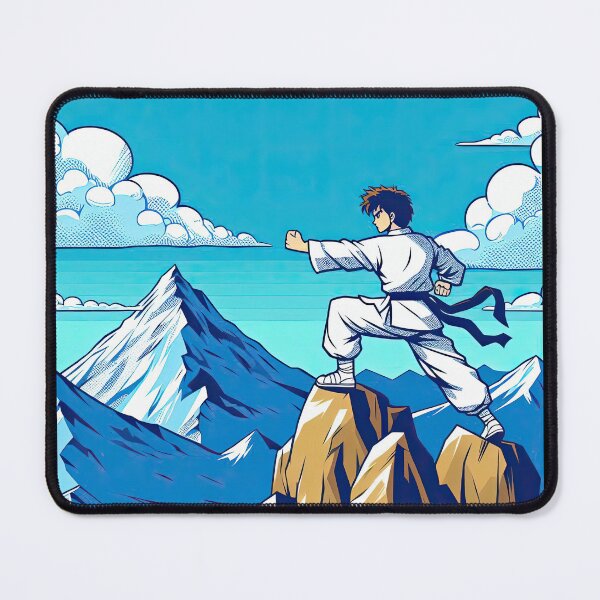 Item preview, Anime Character Practicing Martial Arts Pop Art Style designed and sold by artofuniverse.