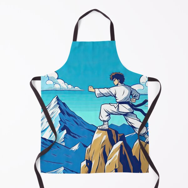 Item preview, Anime Character Practicing Martial Arts Pop Art Style designed and sold by artofuniverse.