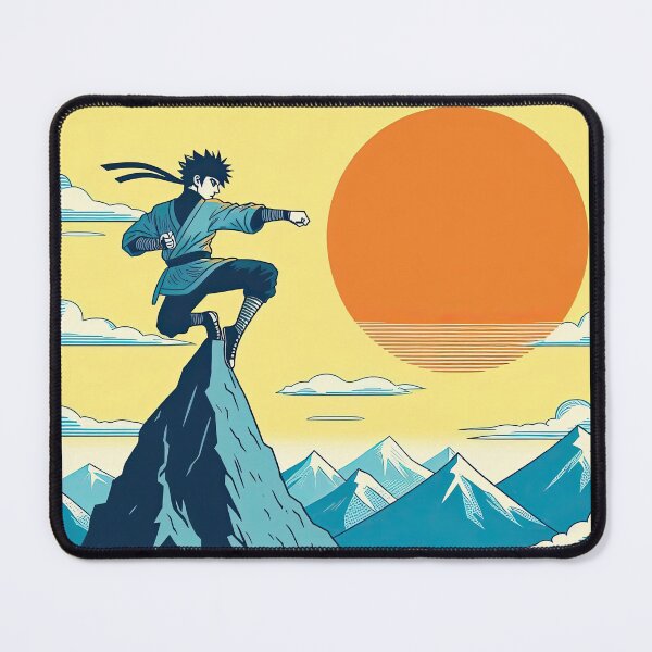 Item preview, Anime Character Practicing Martial Arts Pop Art Style designed and sold by artofuniverse.