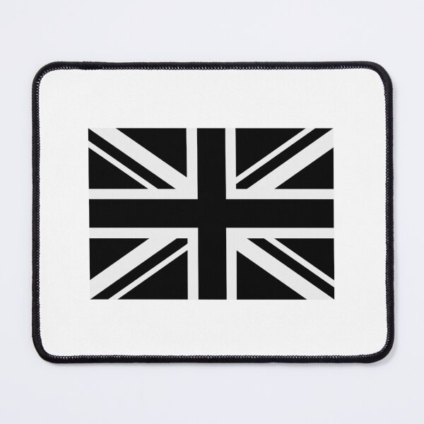 Item preview, Union Jack Flag Grey & Black Great Britain designed and sold by jeshands.