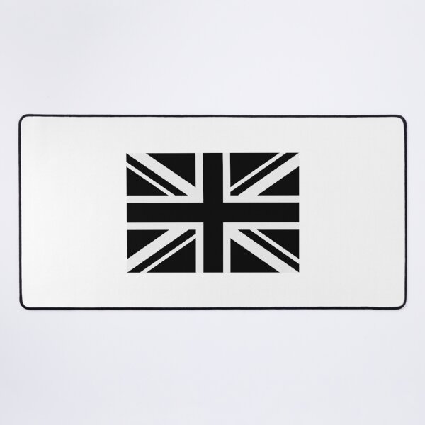 Item preview, Union Jack Flag Grey & Black Great Britain designed and sold by jeshands.