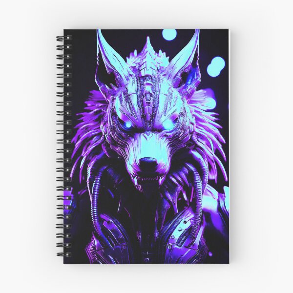 Item preview, Postmodern Wolf in purple. designed and sold by BAR DEC.
