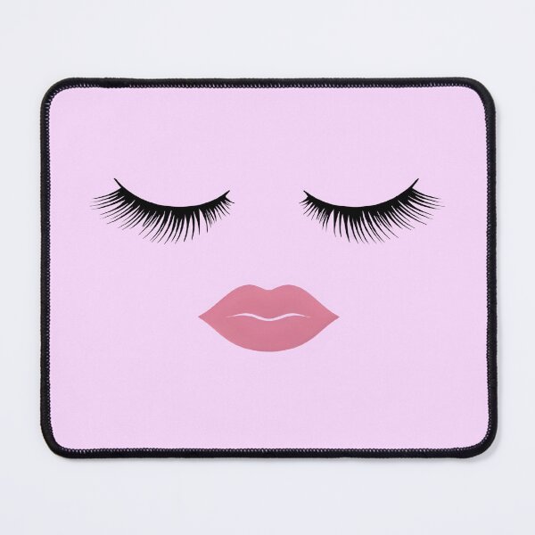 Item preview, Flirty Lashes & Pink Lips. designed and sold by shoula7art.