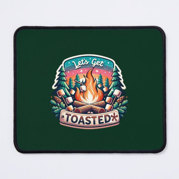Item preview, Let’s Get Toasted – Fun Campfire & Marshmallow Design for T-Shirts, Mugs, Stickers & More designed and sold by artedigital99.