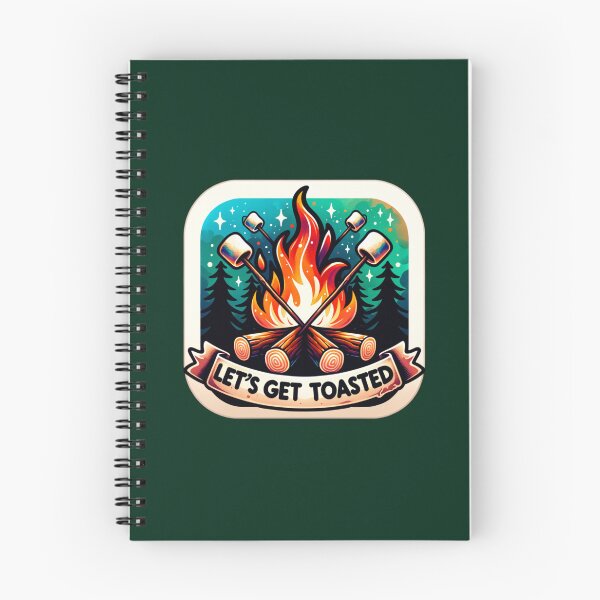 Item preview, Let’s Get Toasted – Fun Campfire & Marshmallow Design for T-Shirts, Mugs, Stickers & More designed and sold by artedigital99.
